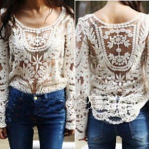 Crochet  lace top